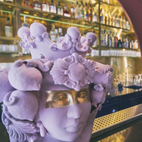The cocktail bar at the Aristide, a favourite for Aperitivo Hour